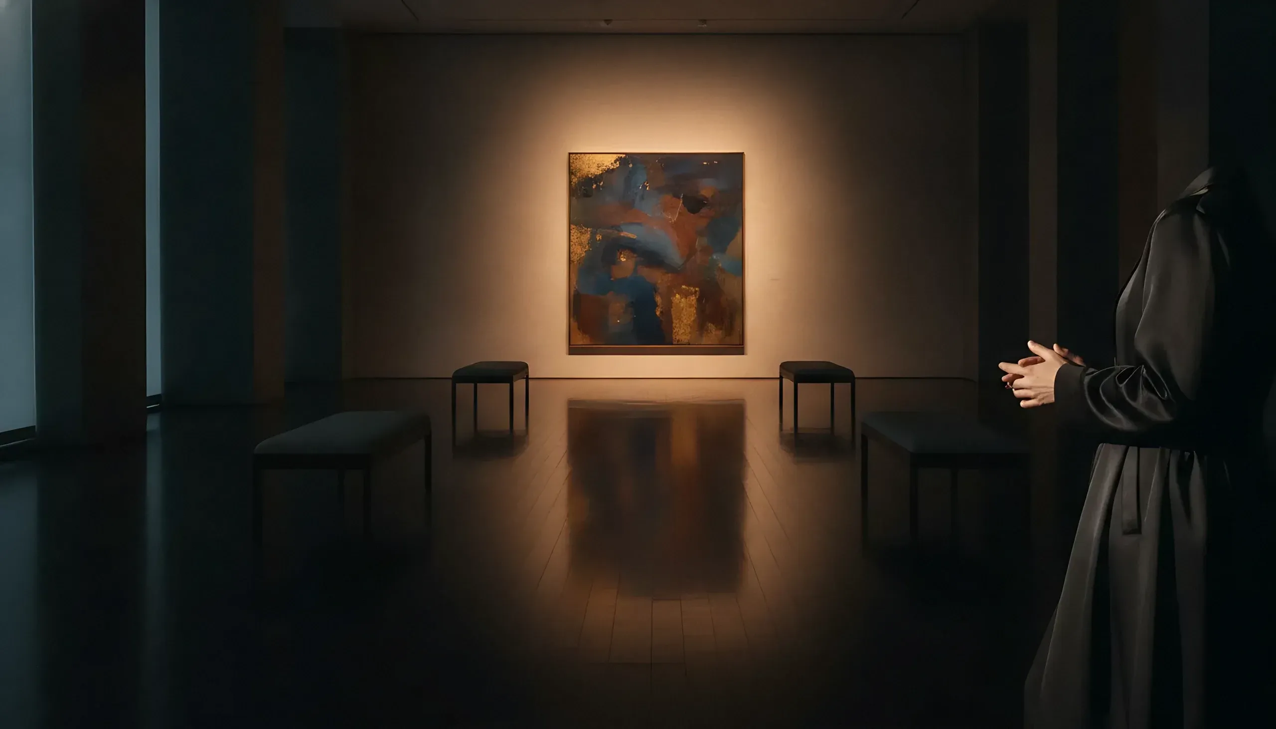 Illustrative gallery and architectural space